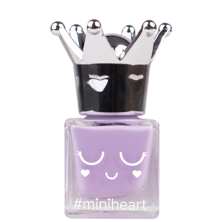 Miniheart Premium Nail Colour #PR05-Pastel Purple 11 ml สีทาเล็บ “สวย แน่น ชัด” ตั้งแต่ปาดแรก แพ็คเก็จขวดแก้วสุดน่ารัก